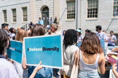Cover image for Harvard Students Express Concern After Drop in Black Enrollment