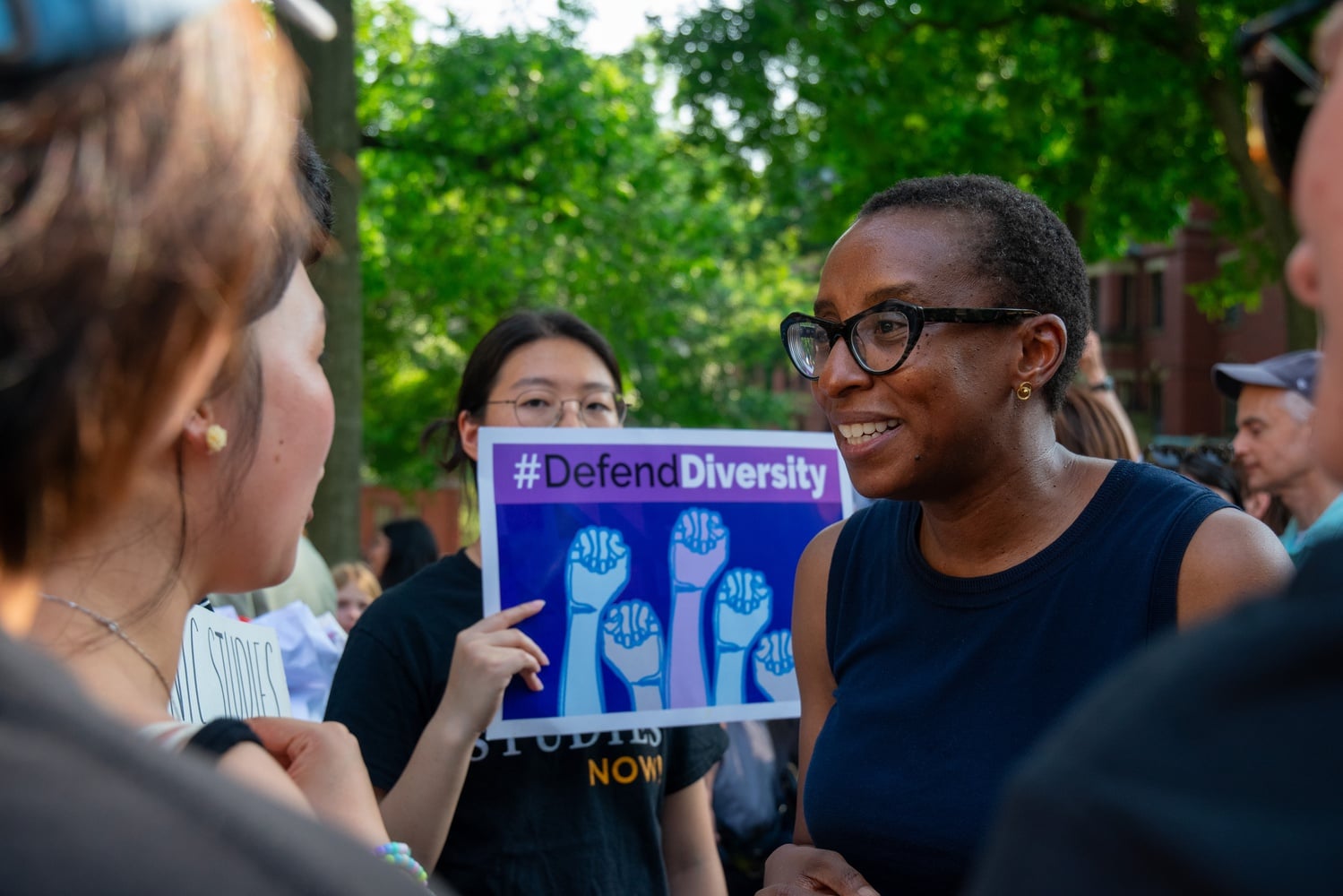 Harvard students had mixed reactions to the resignation of former Harvard President Claudine Gay.