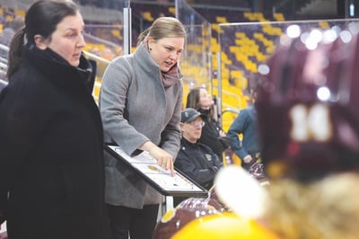 Cover image for Laura Bellamy ’13 Named Harvard Women’s Ice Hockey Coach, Succeeding Embattled Ex-Coach Katey Stone