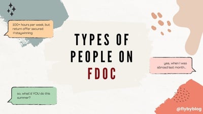 Cover image for Types of People You’ll see on FDOC