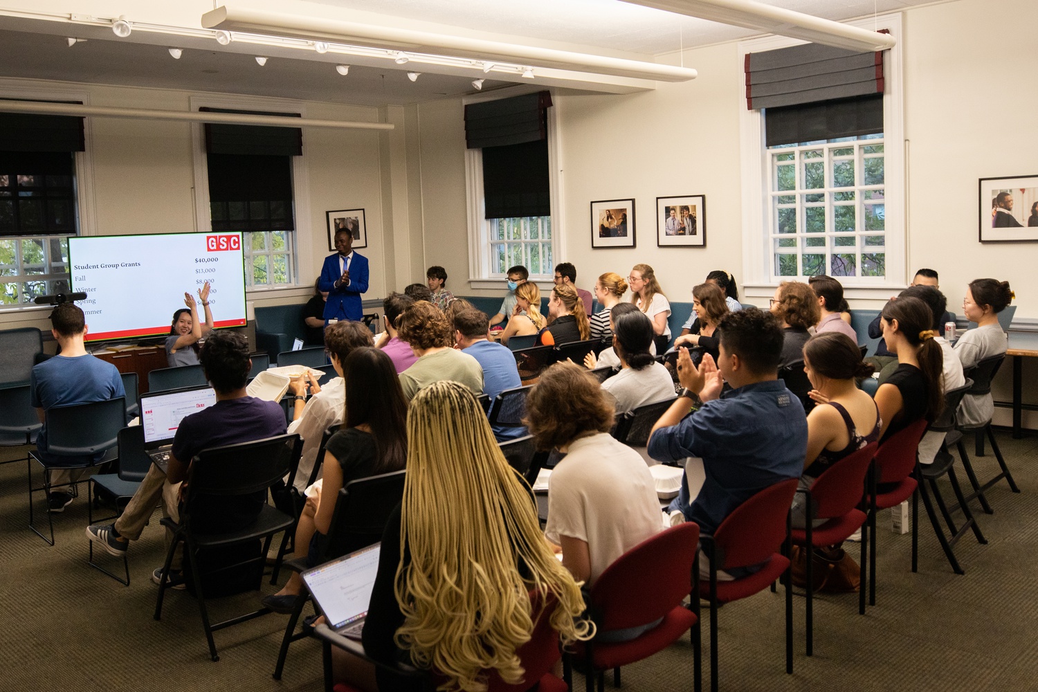 The Graduate School of Arts and Sciences Student Council meets in Lehman Hall, which houses the school.