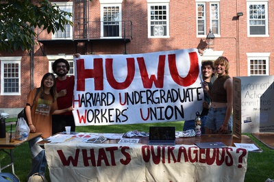 Cover image for Harvard Undergraduate Workers Union Tabling