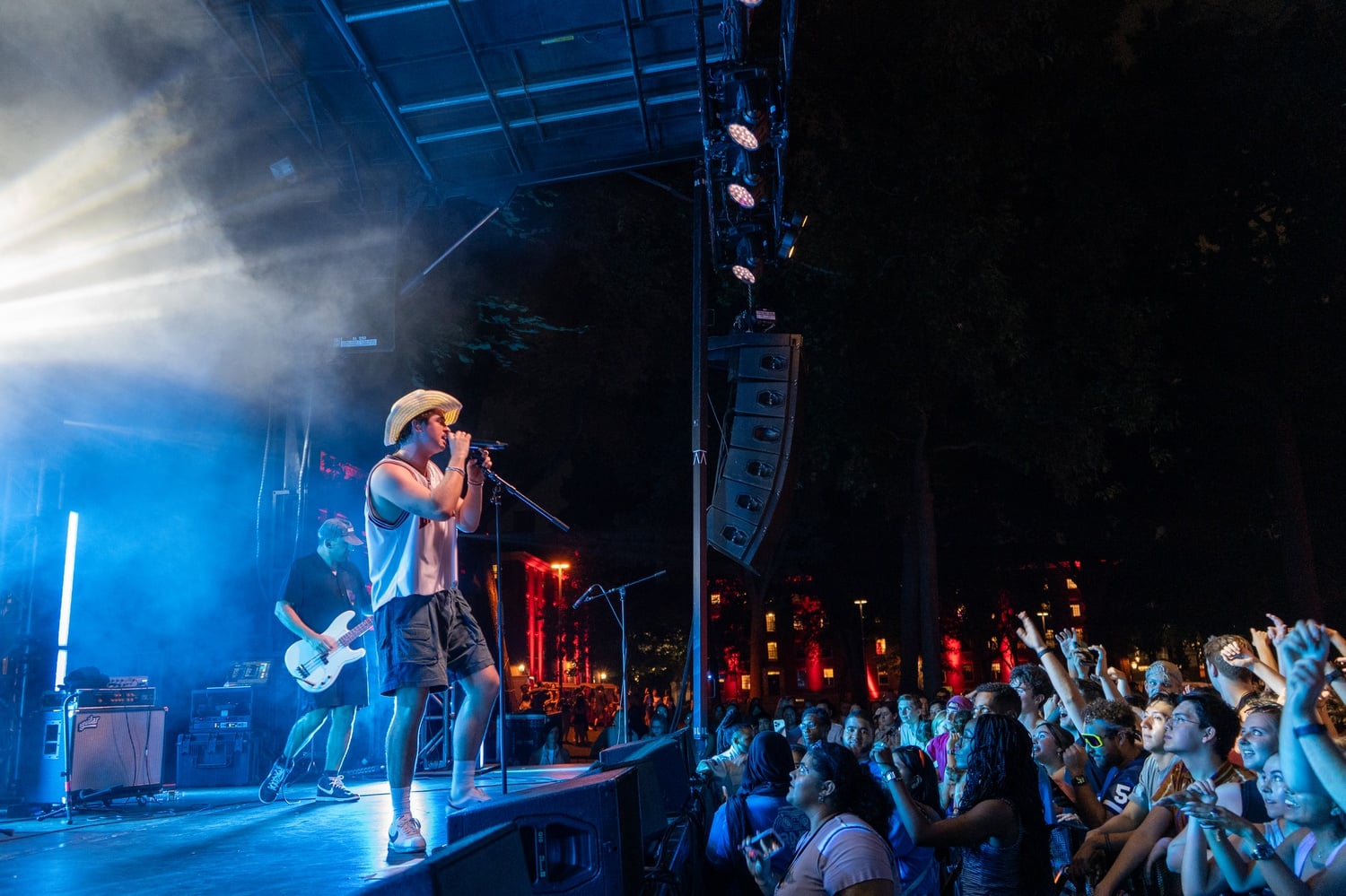 Nicky Youre, known for the song “Sunroof,” performed at Harvard College’s annual fall concert on Friday.