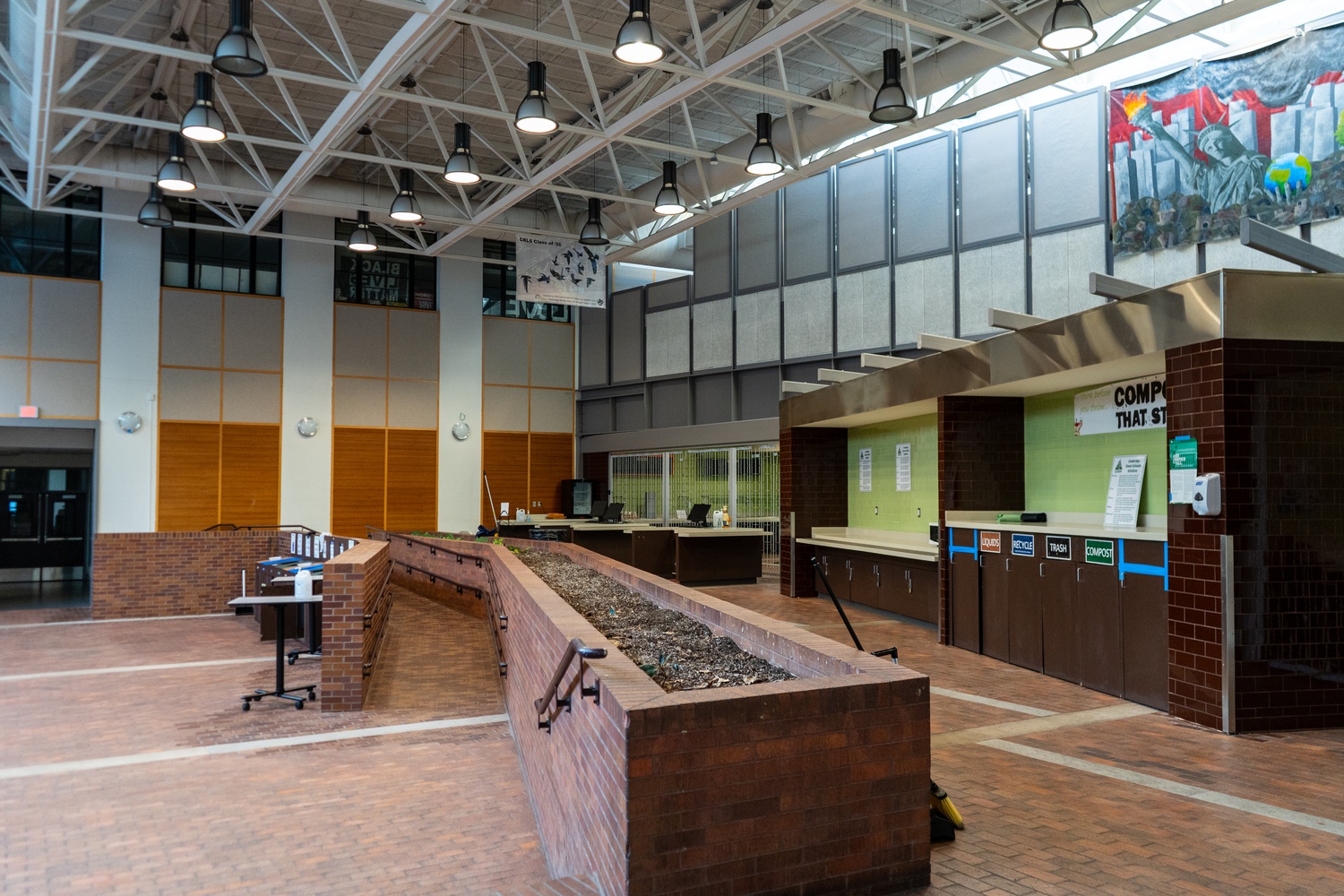 The Cambridge School Committee generally meets in the Cambridge Rindge and Latin School.