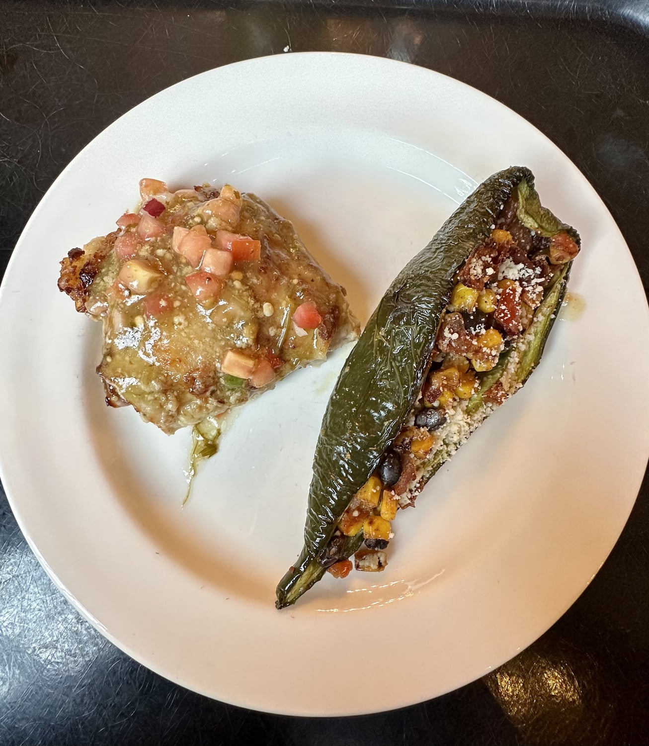 Chicken Mole Verde.