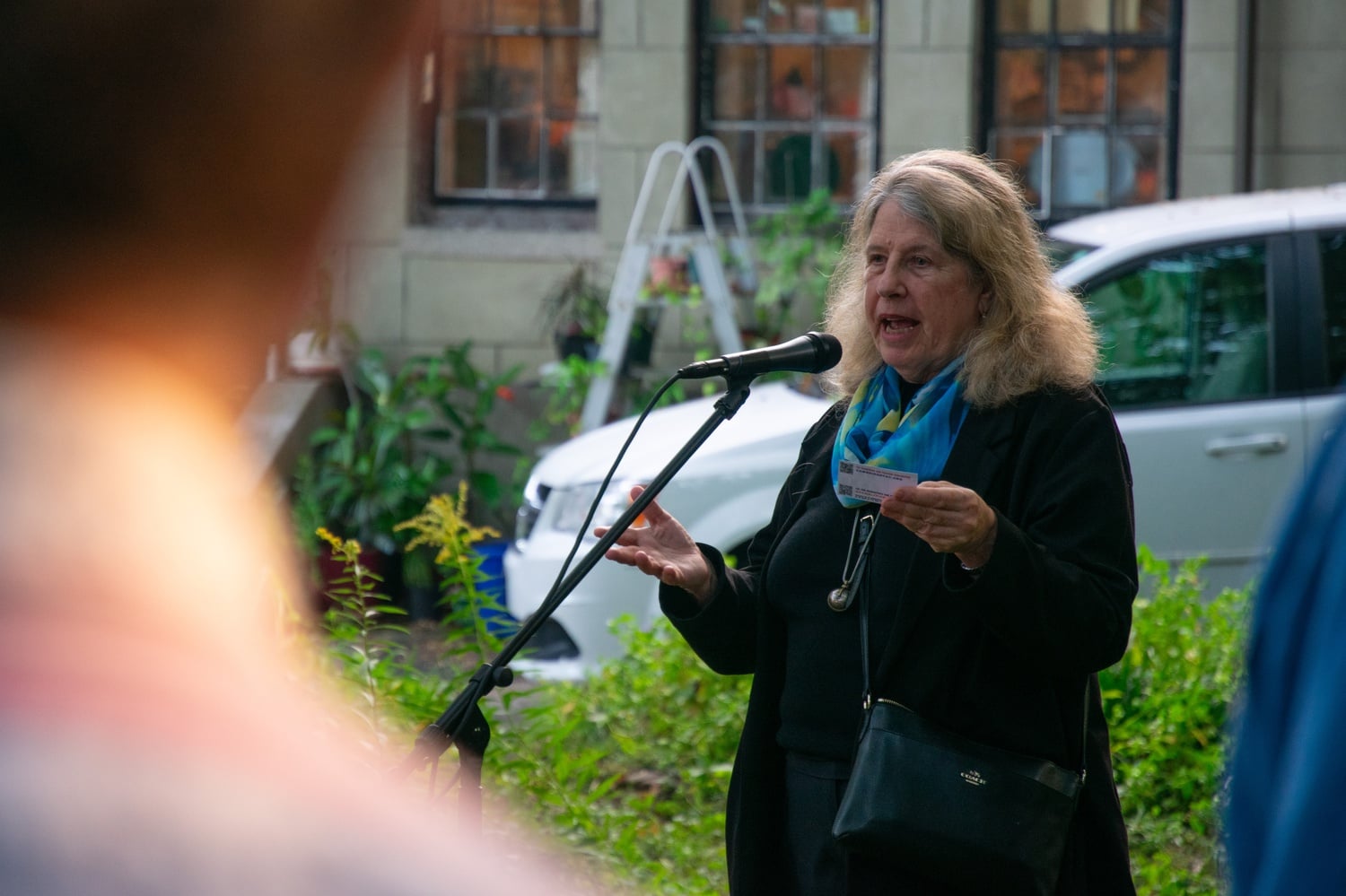 Suzanne P. Blier, the president of the CCC and a professor at Harvard, moderated the event.