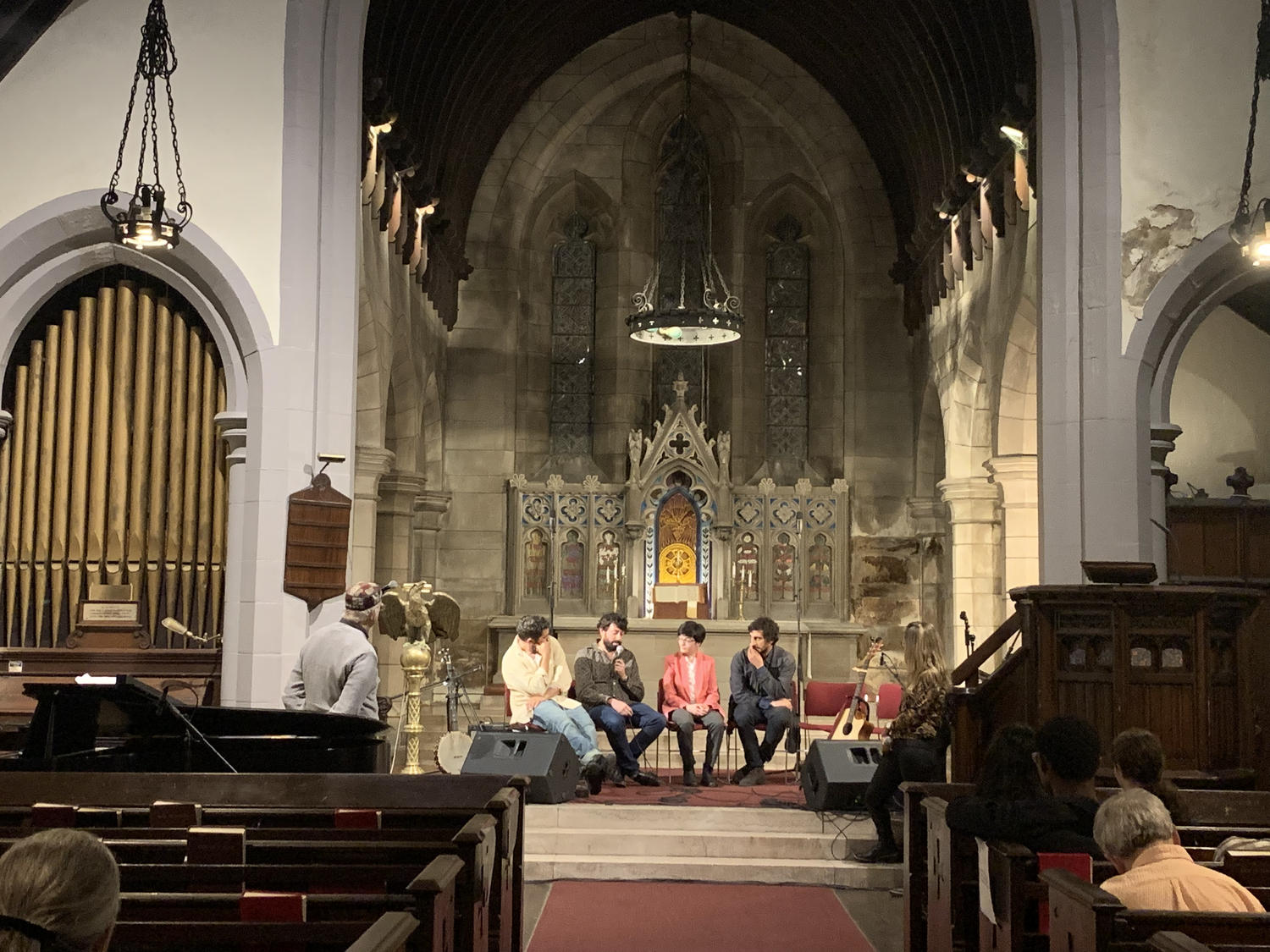For Exchanging Notes, a Georgian writer and a Georgian musician and an American writer and an American musician spend the summer working virtually with their artistic counterparts from the other country.