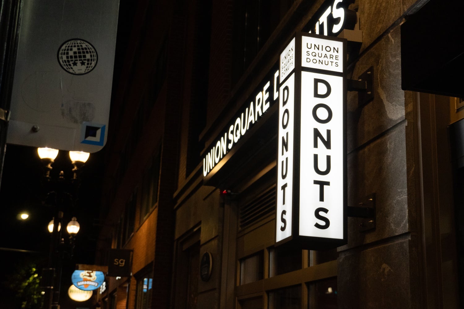 Union Square Donuts opened at 15 JFK St. on Saturday.