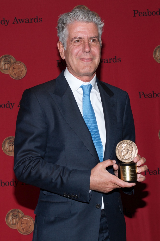 Anthony Bourdain won a Peabody Award for "Parts Unknown" in 2014.