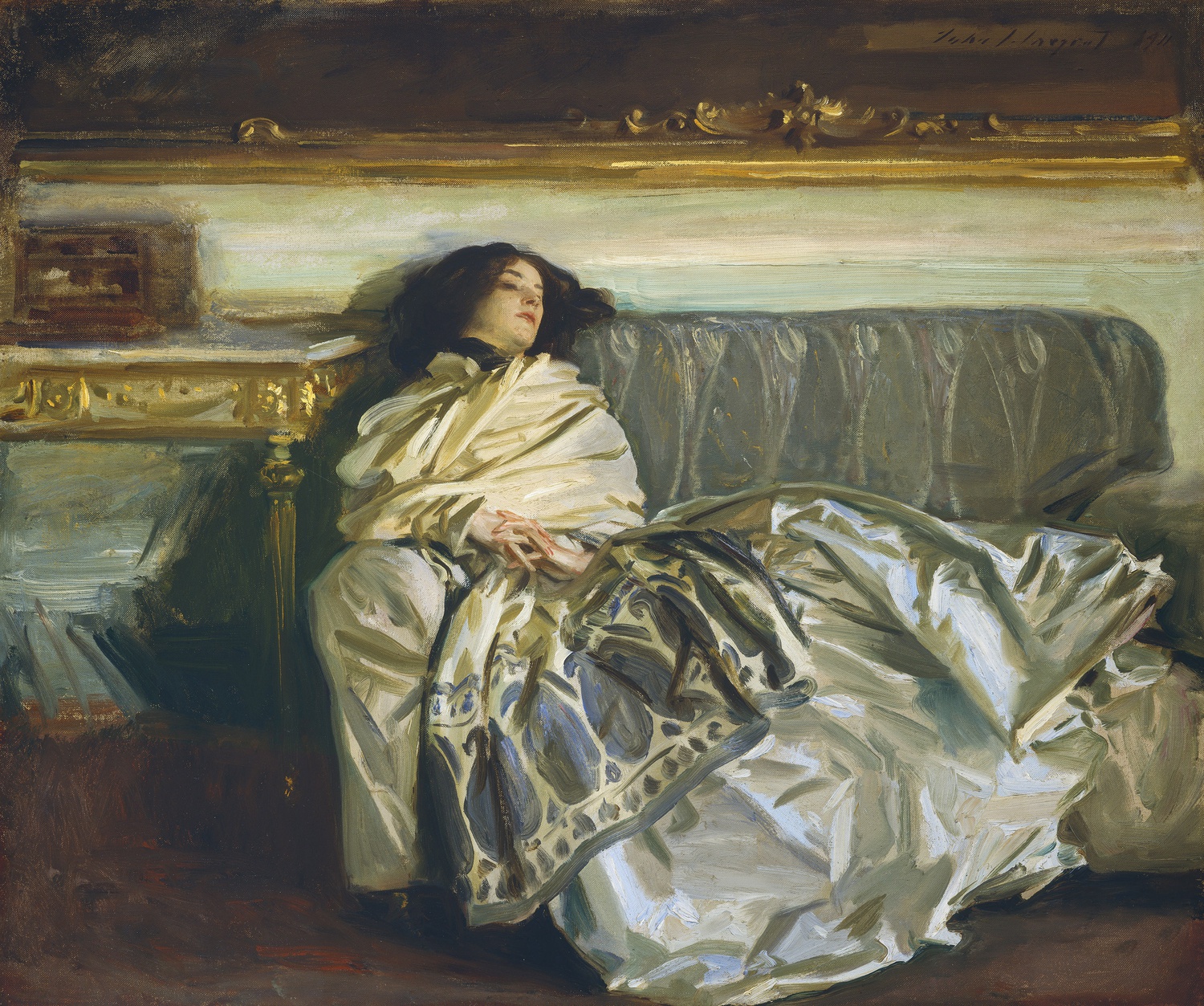 John Singer Sargent, "Nonchaloir (Repose)" (1911). National Gallery of Art, Washington, D.C., Gift of Curt H. Reisinger.