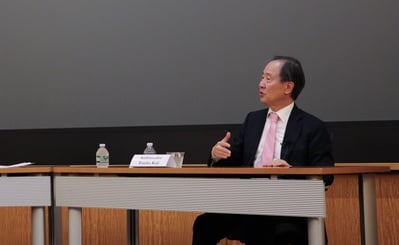 Cover image for Japanese Ambassador to the U.S. Talks International Relations, Security, Trade at Harvard Worldwide Week