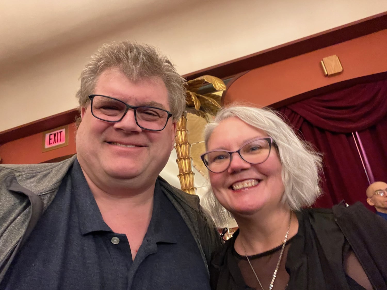David Hirsch and his wife, Tracy, whom he met while on leave.