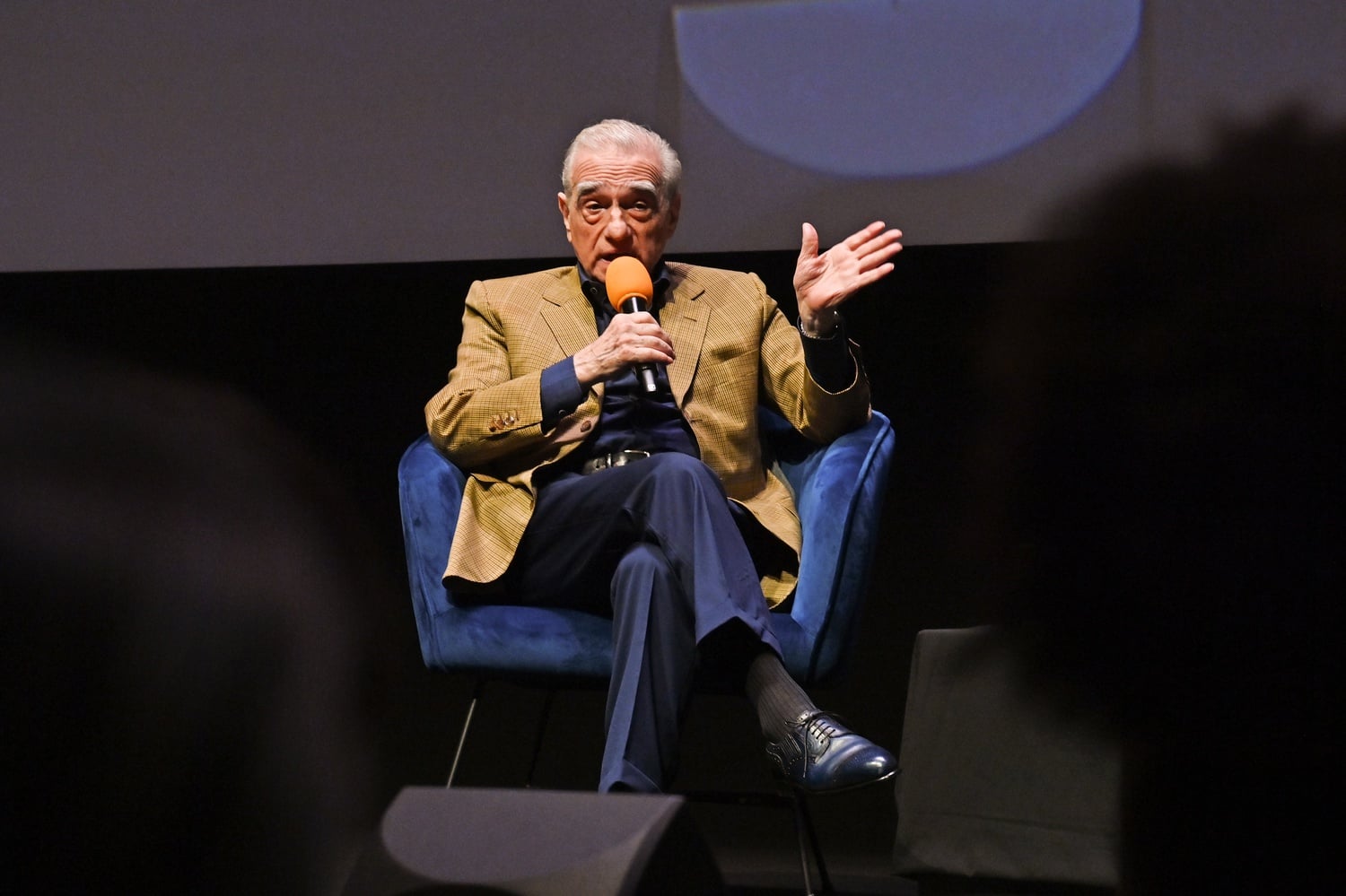 Film Director Martin Scorsese attends the Apple Original Film "Killers Of The Flower Moon" Screen Talk at Royal Festival Hall during the 67th BFI London Film Festival
