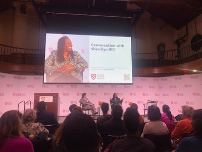 Cover image for Civil Rights Scholar Sherrilyn Ifill Discusses End of Affirmative Action at Harvard Radcliffe Event