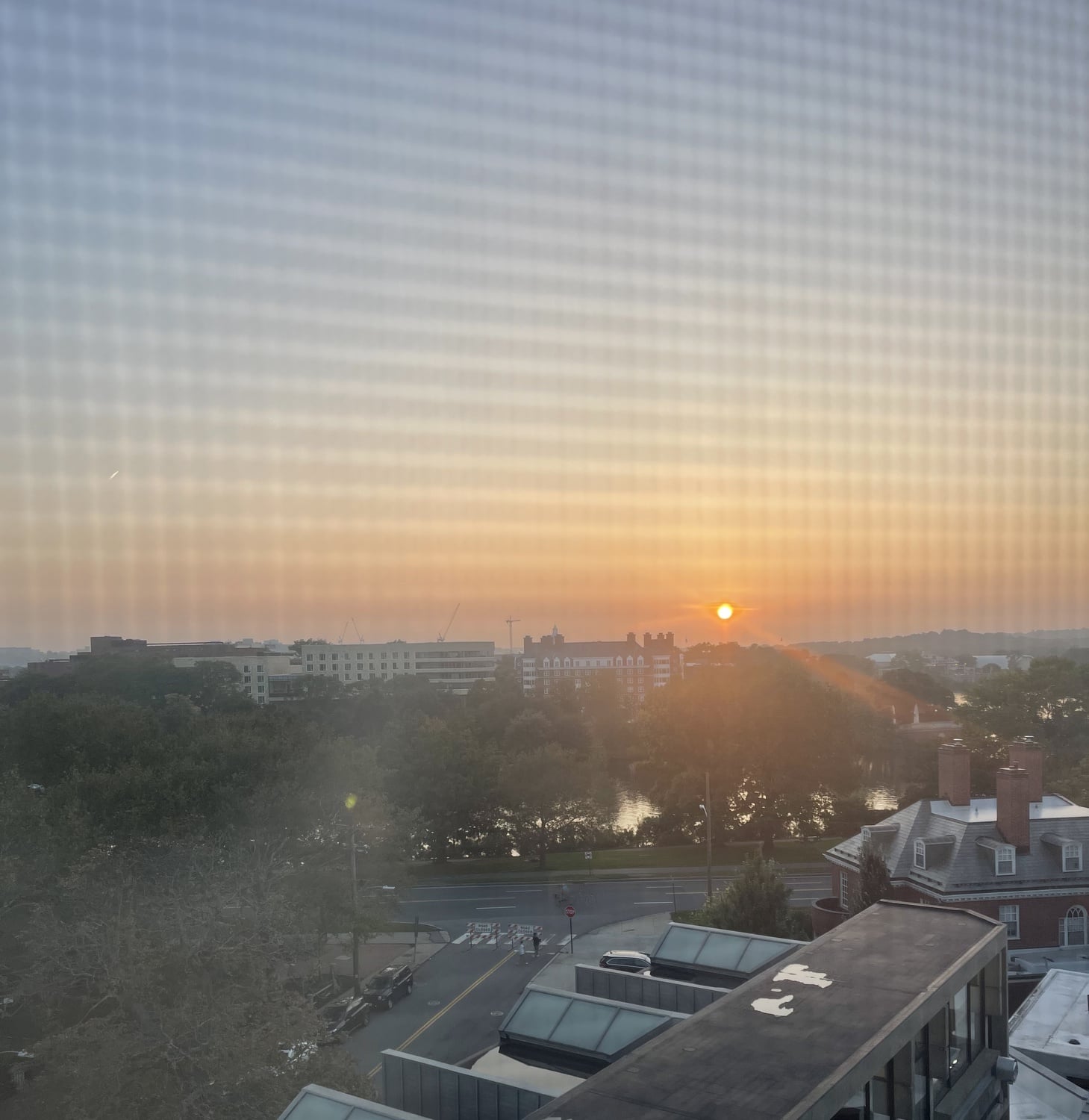 Sunset from Mather Towers.
