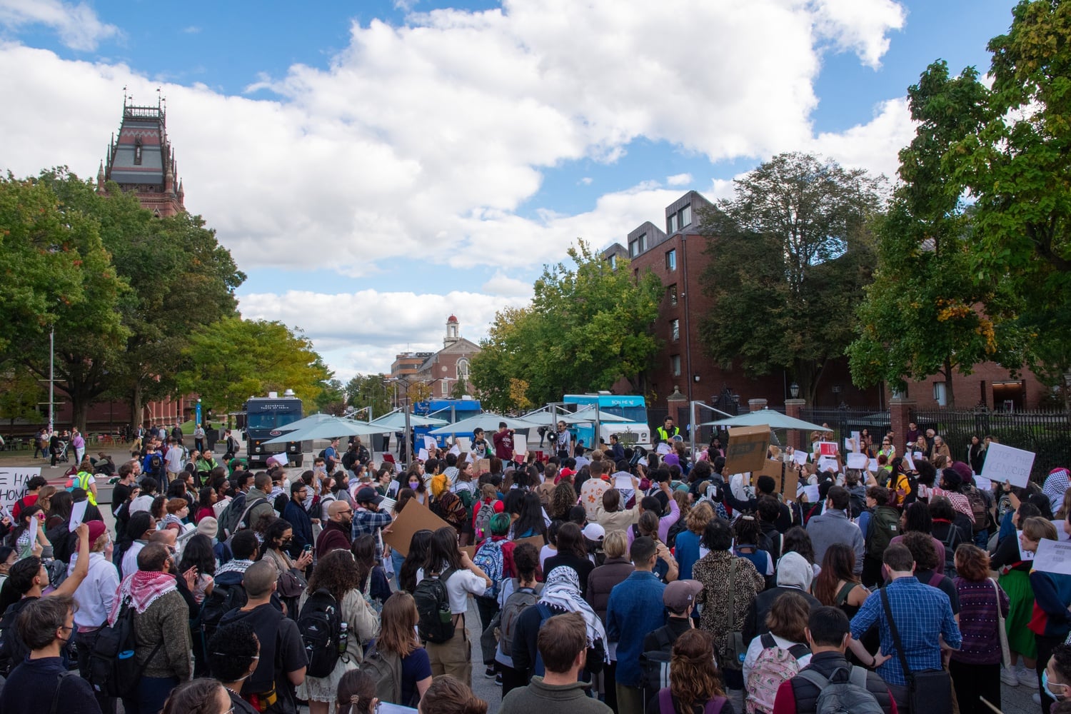 As pro-Palestine protests continue across Harvard's campus, the Graduate School of Arts and Sciences briefly published a policy that imposes stricter guidelines for protests and events.