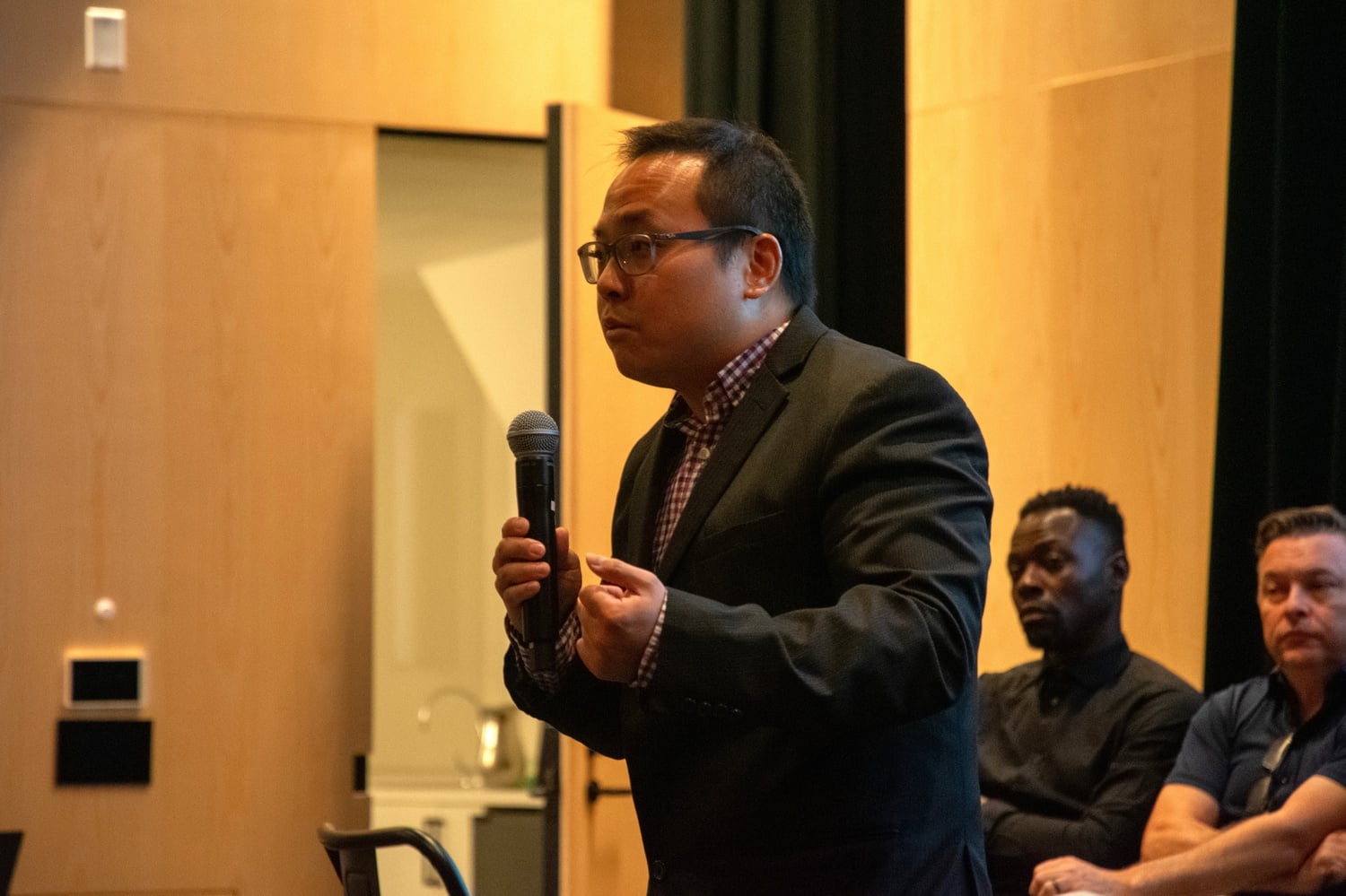 Cambridge City Council candidate Peter Hsu is campaigning on a platform of affordable housing and educational equity.