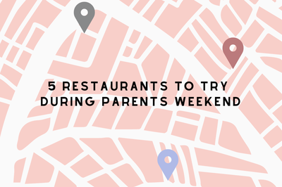 Cover image for Five Restaurants to Try During Parents Weekend Graphic