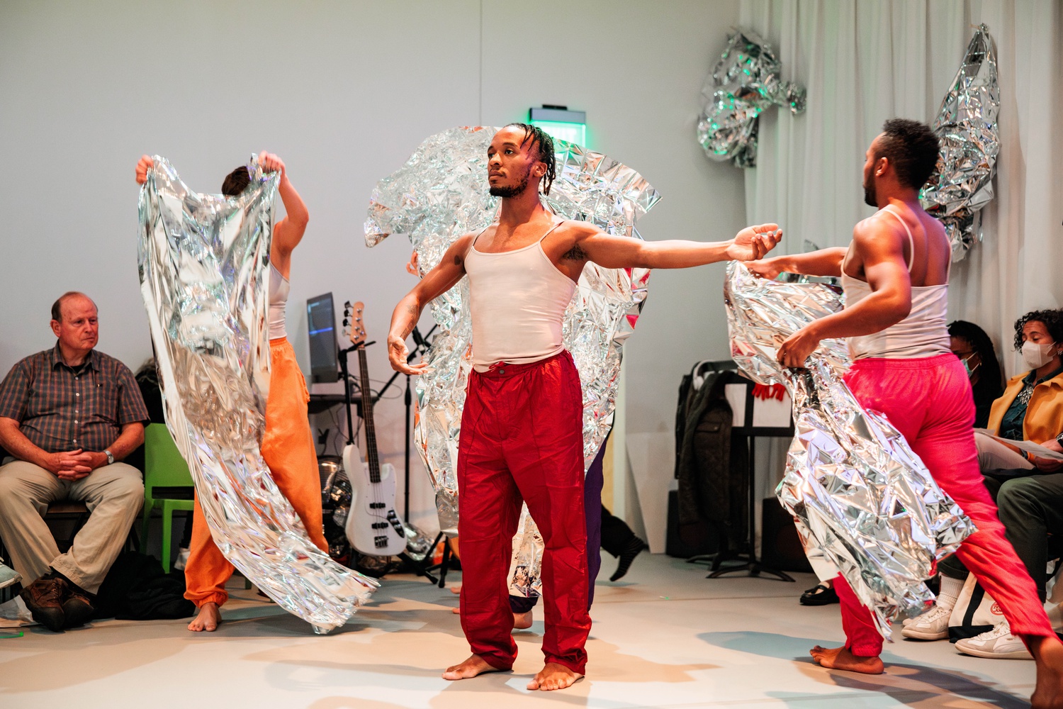 Dancers perform at the Boston Dance Theater’s  “Carol Kaye Project” at the ArtLab on Oct. 12.