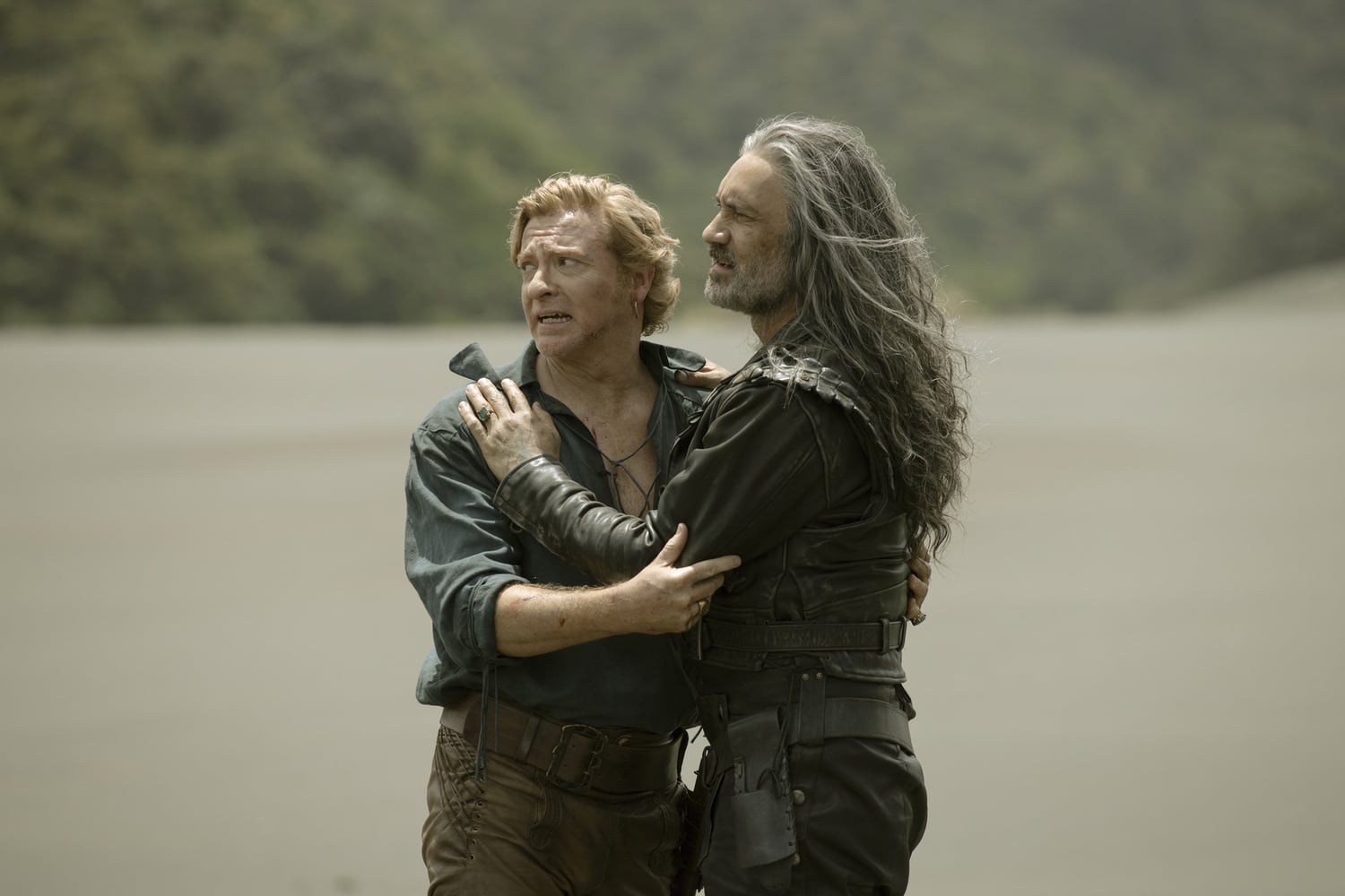 Rhys Darby and Taika Waititi in Season 2, Episode 8 of "Our Flag Means Death."