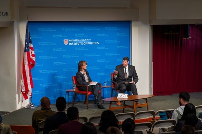 Cover image for ATF Director Calls for Universal Background Checks, Assault Weapons Ban at Harvard IOP Forum