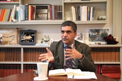Cover image for Harvard College Dean Khurana Stresses Value of Intellectual Vitality, Condemns Doxxings Amid Campus Turmoil