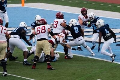 Cover image for No. 19 Harvard Beats Columbia 38-24 to Win 900th game in Program History