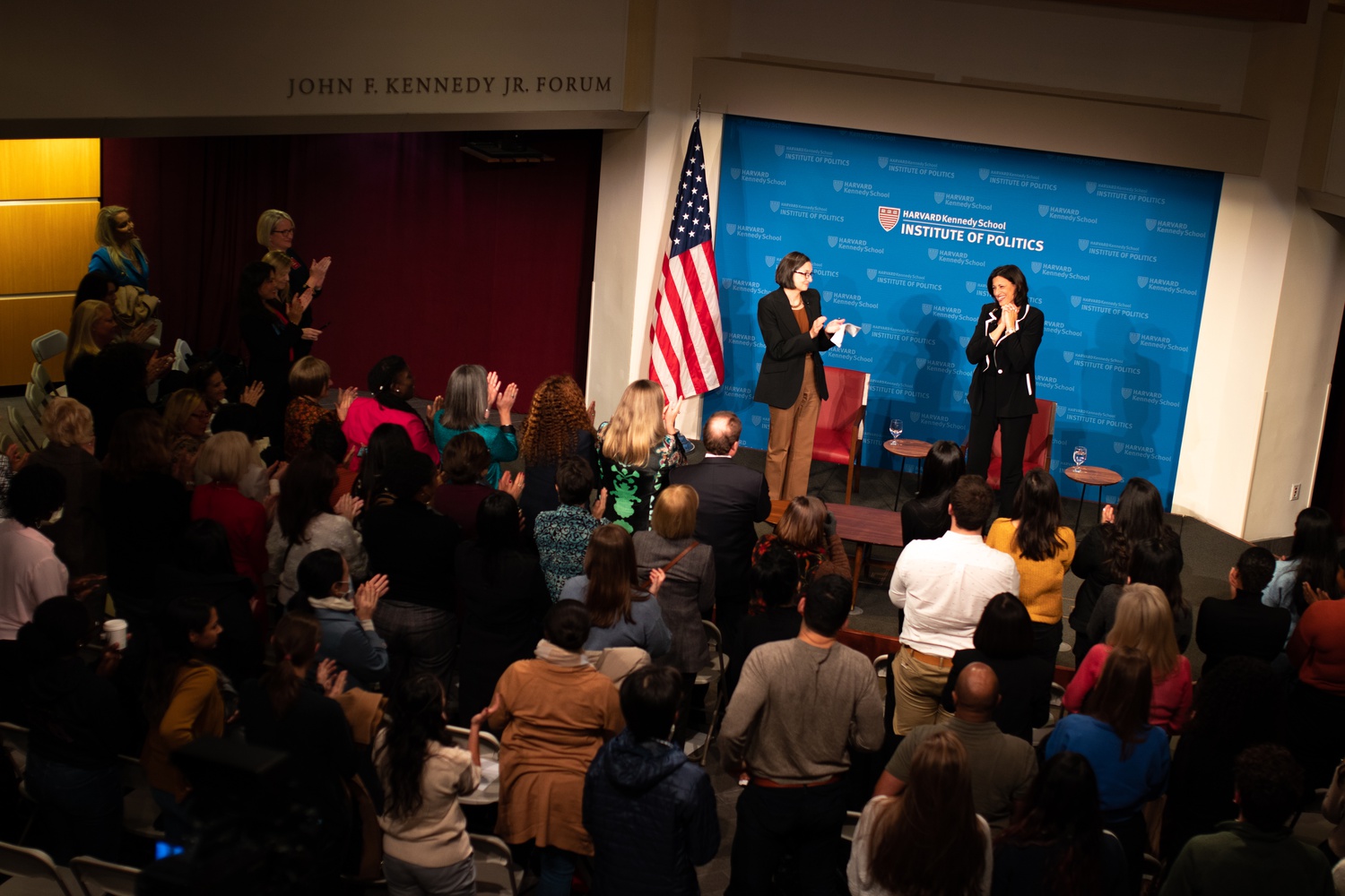 Walensky, who previously taught at Harvard Medical School before her CDC appointment, received a standing ovation from attendees Wednesday evening.