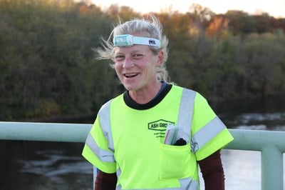 Cover image for Physics Professor Jennifer Hoffman ’99 Shatters Women’s Transcontinental Running Record