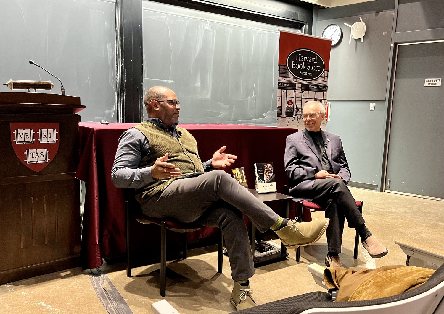 On Nov. 7, the award-winning writer Carl Safina sat down with Dr. Drew Lenham at the Harvard Science Center.