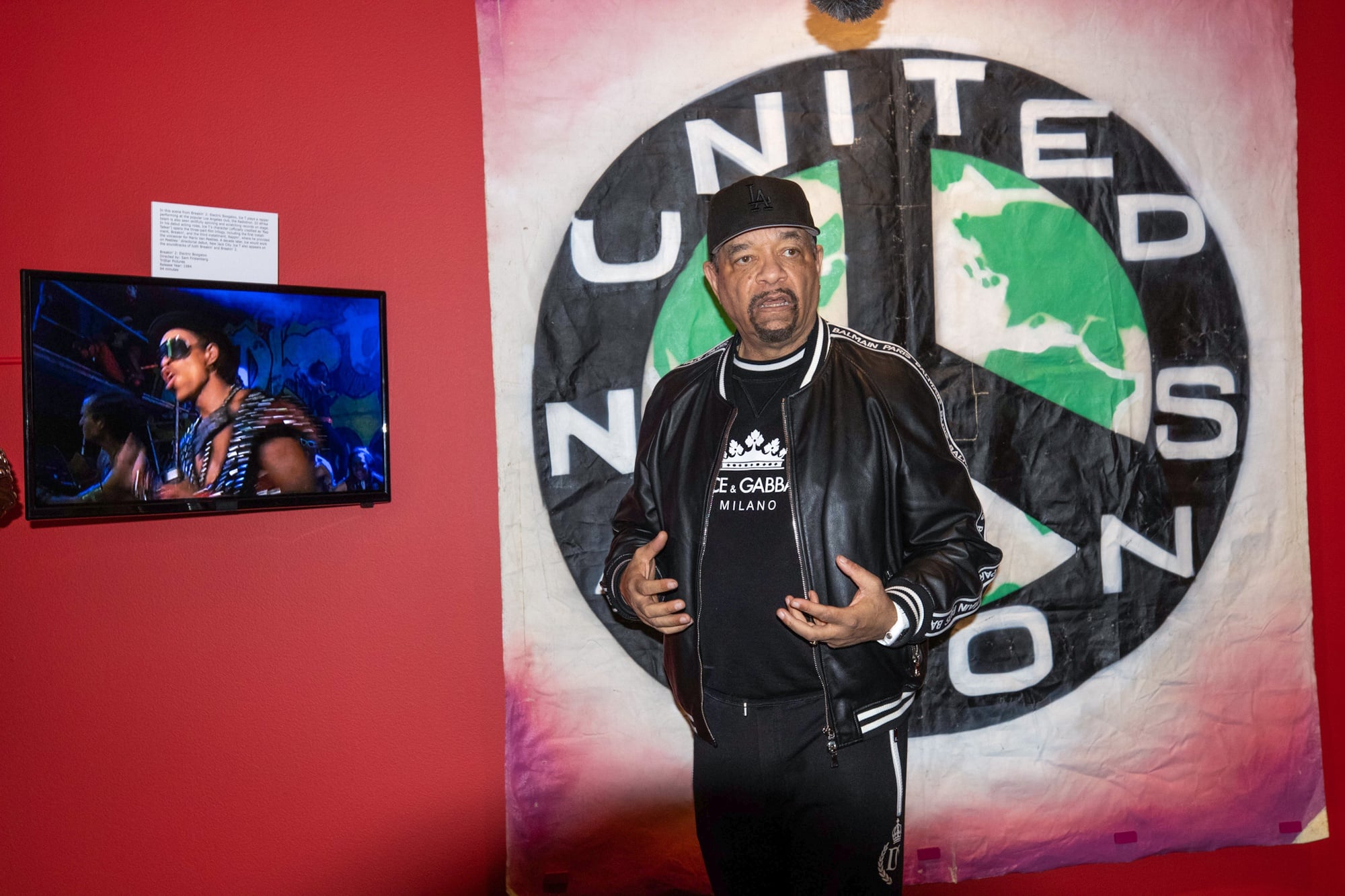 Ice-T at the Ethelbert Cooper Gallery of African & African American Art at The Hutchins Center on Nov. 4.