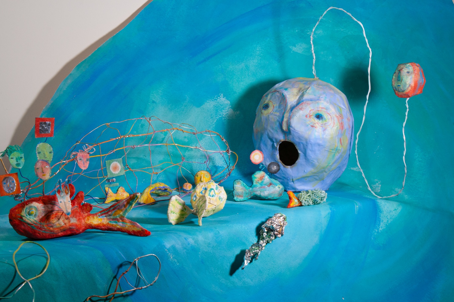 Becky Moon's "Sea of Perception" exhibition.