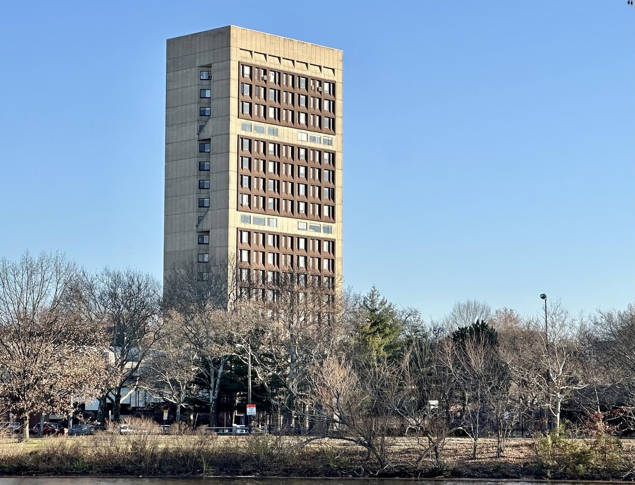 Mather House, built in 1970, is one of twelve upperclassmen dormitories.