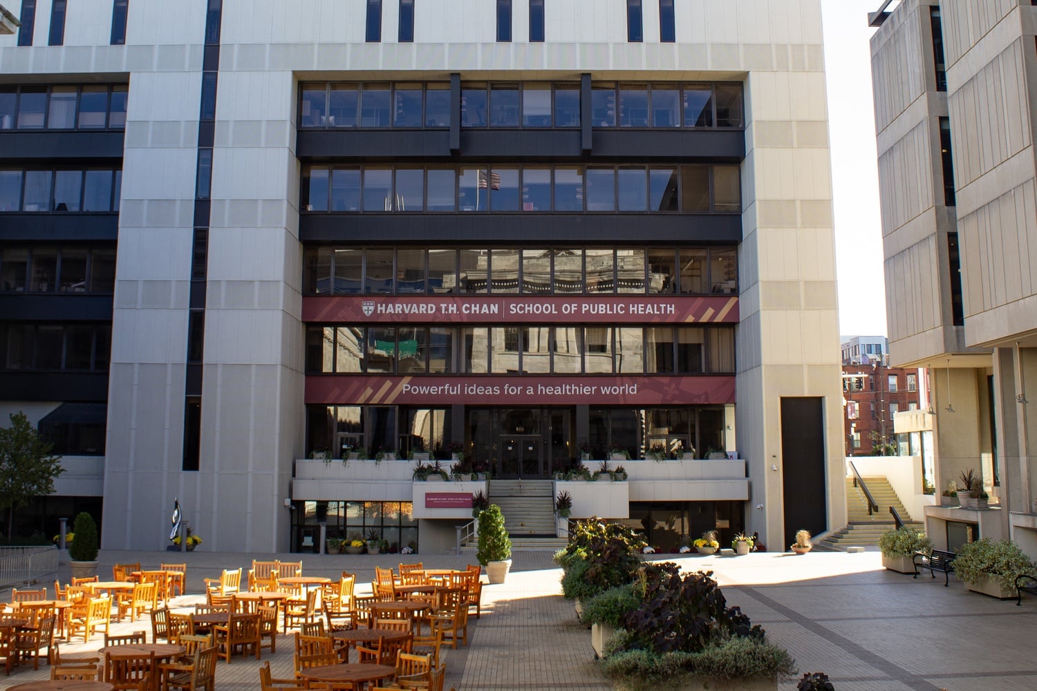 The Harvard School of Public Health is located at 677 Huntington Ave in Longwood. The school's magazine has ceased production, the editor-in-chief announced Monday.