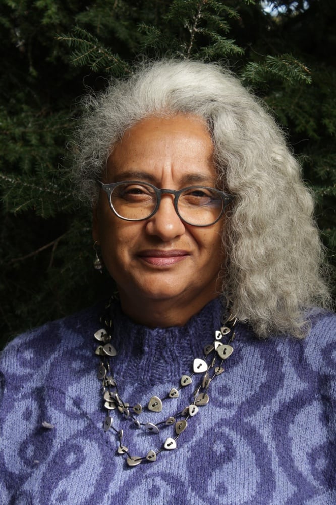 Elizabeth E. Solomon ’79, a member of the Massachusett Tribe at Ponkapoag, was one of the first local Indigenous students to graduate from Harvard College after Cheeshahteaumuck and Iacoomes enrolled in 1661, and she’s worked at the University throughout her career, currently working as Director of Administration at the Harvard School of Public Health.