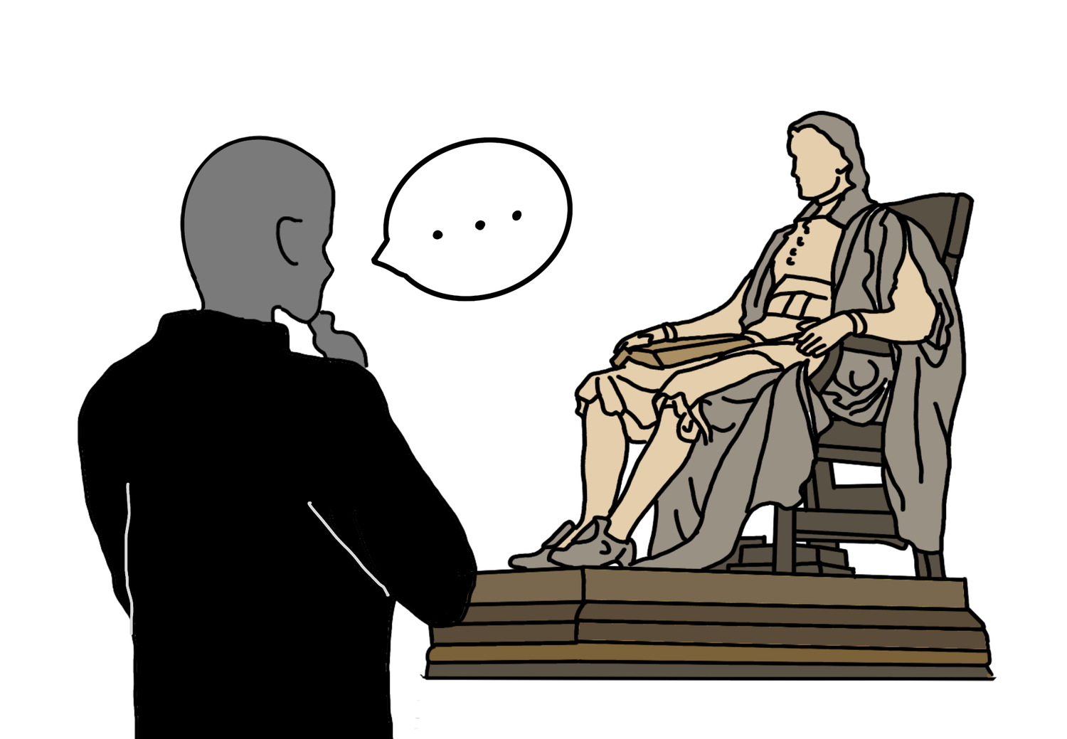John Harvard has the answers to every burning question a college student could ask.