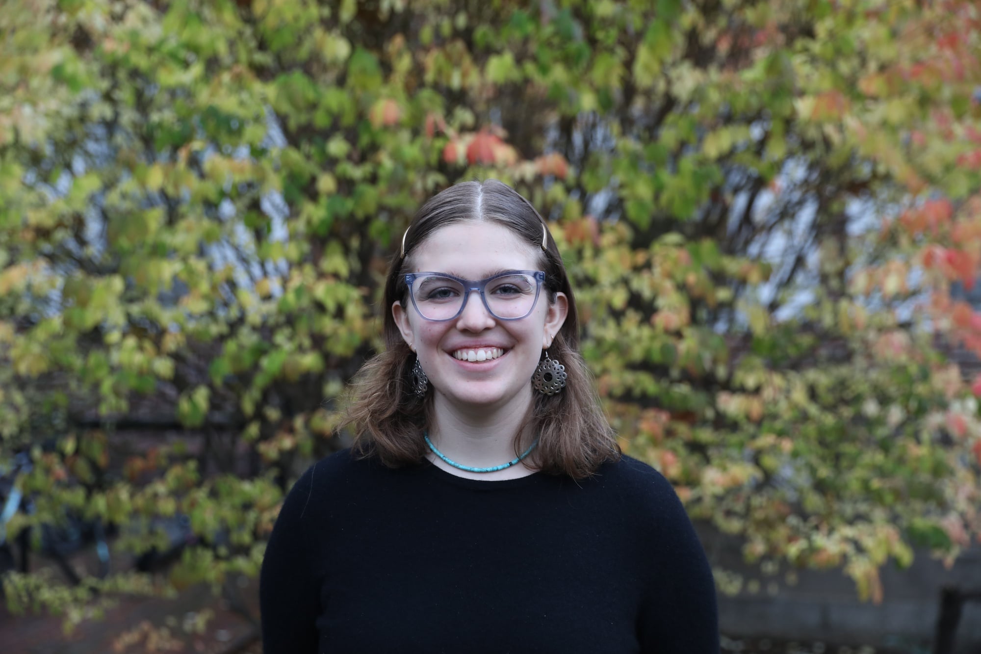 Lena M. Tinker ’25, a member of the Osage Nation, currently serves as NAHC’s co-president. “NAHC is family, and NAHC is home, and it’s distinctive from any other place on this campus,” she says.