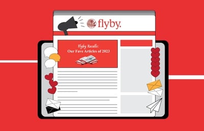 Cover image for flyby recalls: our fave articles of 2023 graphic