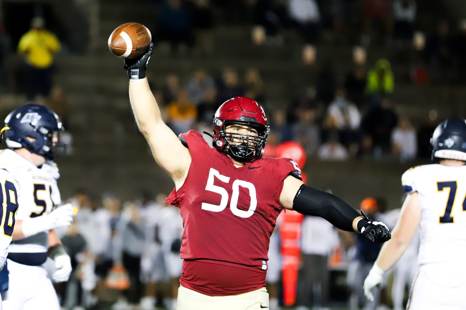 Harvard football star Thor G.C. Griffith '24 said the potential to make NIL money at another school played only a small part in his transfer decision.