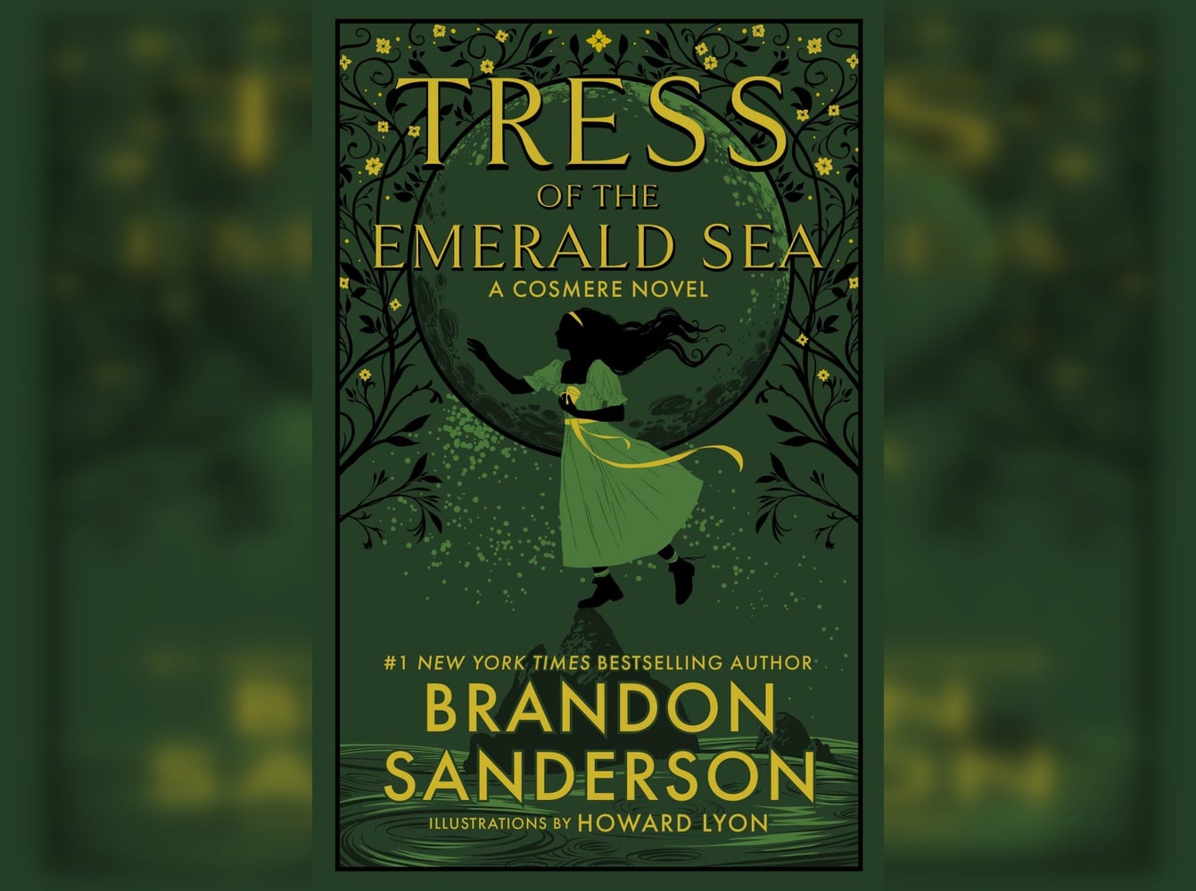 Cover of Brandon Sanderson's "Tress of the Emerald Sea."