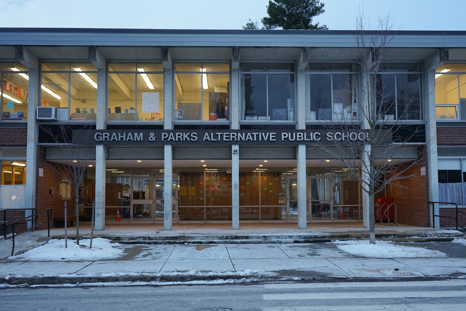 Graham and Parks Elementary School is on 44 Linnaean St.