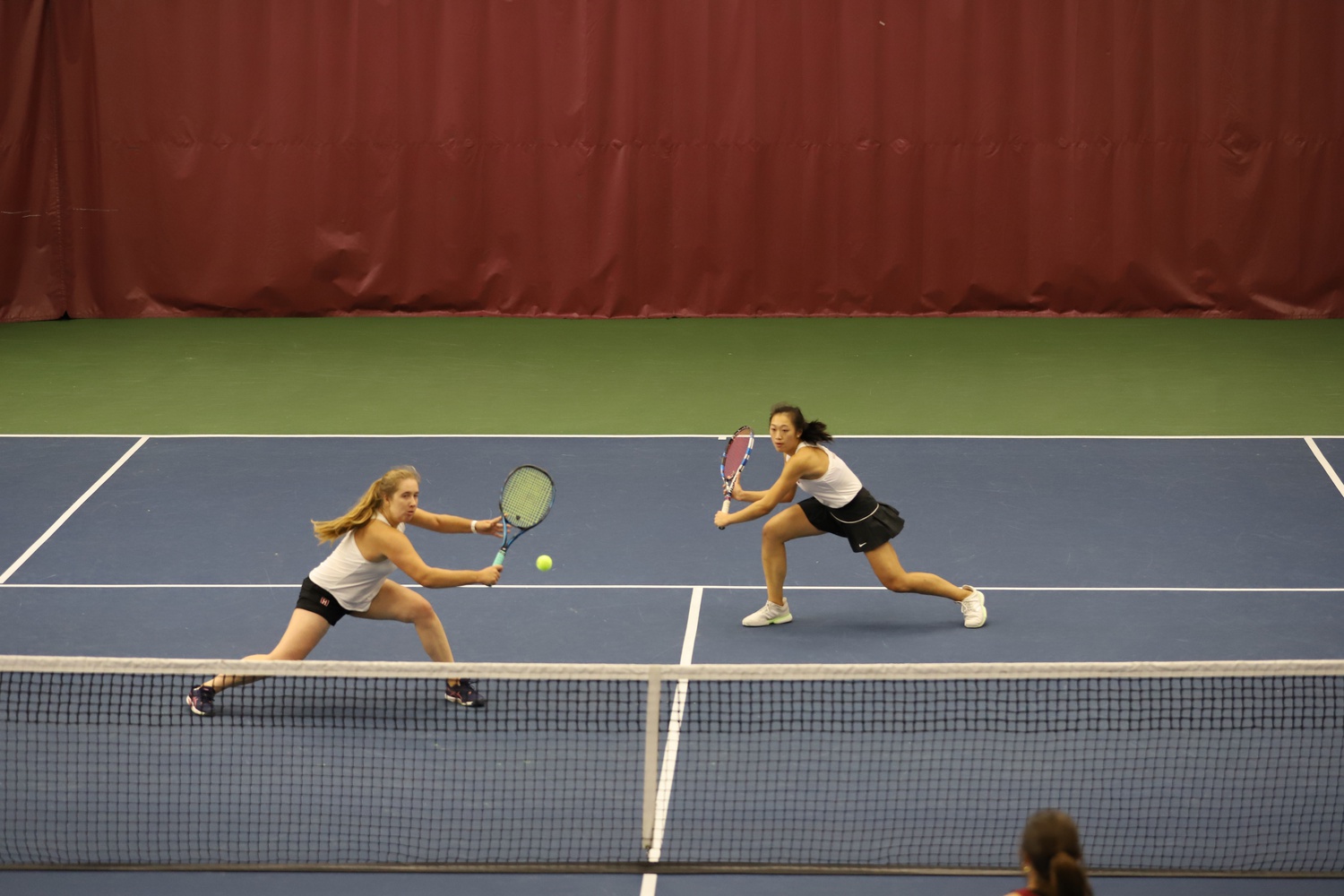 The Harvard women's tennis team posted mixed results at ECACs, falling to Yale and besting Cornell and Dartmouth.