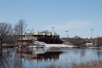 Cover image for Newell Boathouse - Harvard Athletics