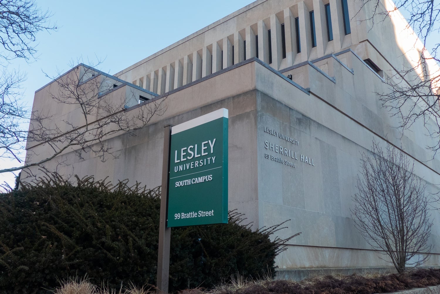 Lesley University has three campuses in Cambridge. Its faculty passed the third vote of no confidence against President Janet Steinmayer on Tuesday.