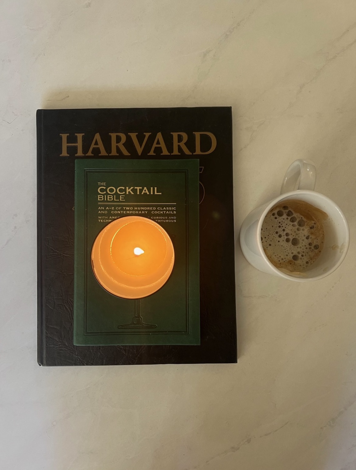 Cappuccino (half drank because I couldn't stop myself) on my coffee table. 