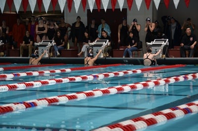 Cover image for Men’s and Women’s Swim and Dive Dominate Scrimmages as Season Awaits