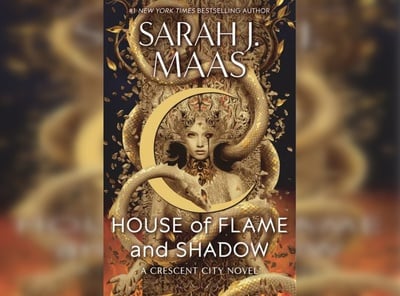 Cover image for 'House of Flame and Shadow' by Sarah J. Maas Cover