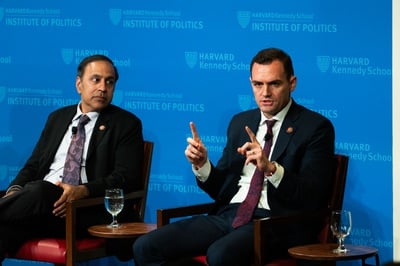 Cover image for Rep. Gallagher Calls for U.S. to ‘Wage Cold War’ Against China at Harvard IOP Forum