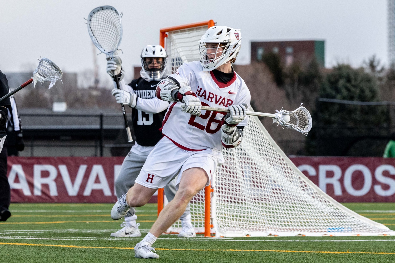 The Harvard men's lacrosse team bested Providence 23-7 in a clear-cut victory last Saturday.
