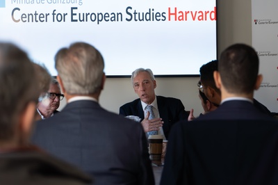 Cover image for Portuguese Foreign Minister Tells Harvard Students to ‘Dream Big’ at Center for European Studies Talk